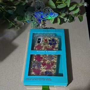 Kate Spade ♠ Floral Protective Hardshell Case - Multicolor (BNIB)(IPHONE XS MAX)